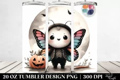 Cute Baby Butterfly Dressed for Halloween, 20 Oz Tumbler Product Image 2