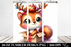 Baby Squirrel Dressed for Winter, 20 Oz Tumbler Product Image 2