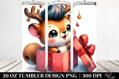 Baby Squirrel Dressed for Winter, 20 Oz Tumbler Product Image 2