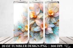 Glossy Narcissus with Clipart 20 Oz Tumbler Product Image 2