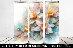 Glossy Narcissus with Clipart 20 Oz Tumbler Product Image 2