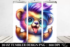 Excited Baby Bear | 20 oz Tumbler Product Image 2