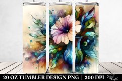 Stained Petunia | 20 oz Tumbler Product Image 2