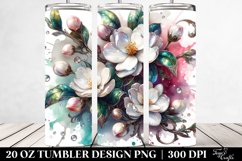Jasmine Metallic Splash | 20 Oz Tumbler Product Image 2