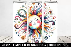 Colorful Whimsical Sun | 20 oz Tumbler Product Image 2