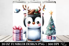 Baby Penguin Dressed for Winter, 20 Oz Tumbler Product Image 2