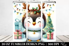 Expressive Penguin, Holiday 20 Oz Tumbler Product Image 2