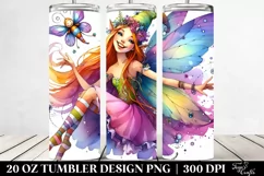 Fairy Smiling Funny | 20 oz Tumbler Product Image 2