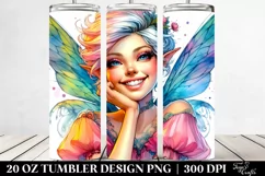 Fairy Smiling Funny | 20 oz Tumbler Product Image 2
