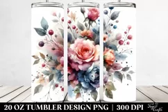 Colorful Rose Bouquet | 20 Oz Tumbler Product Image 2