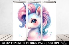 Cute Baby Unicorn | 20 Oz Tumbler Product Image 2