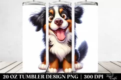 Crazy Looking Bernese Mountain Dog | 20 Oz Tumbler Product Image 2