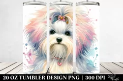 Pastel Havanese with Crazy Haircut Clipart Product Image 2