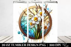 Stained Narcissus | 20 Oz Tumbler Product Image 2