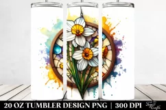 Stained Narcissus | 20 Oz Tumbler Product Image 2