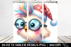 Cute Chicken, Festive 20 Oz Tumbler Product Image 2