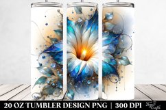 Abstract Morning Glory Tumbler Product Image 2