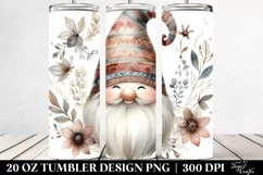 Boho Gnome Tumbler | 20 oz Tumbler Product Image 2