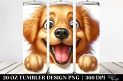 Crazy Furr Golden Retriever Tumbler Product Image 2