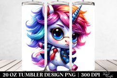 Dancing Baby Unicorn | 20 oz Tumbler Product Image 2