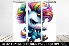 Dancing Baby Unicorn | 20 oz Tumbler Product Image 2