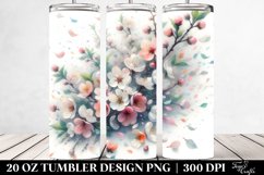 Spring Petals Tumbler Design | 20 Oz Tumbler Product Image 2