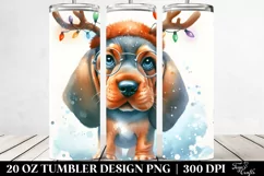 Expressive Bloodhound, High-Res 20 Oz Tumbler Product Image 2