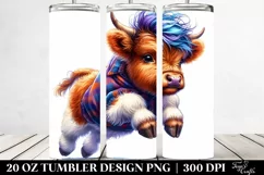 Revolting Jumping Highlandcow 20 Oz Tumbler Product Image 2