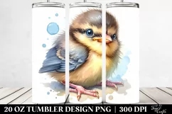 Cute Baby Bird Tumbler Design Product Image 2