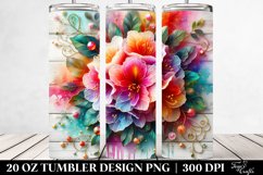 Colorful Rhododendron Tumbler Product Image 2