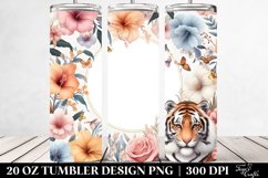 Tigerfloral Frame Tumbler Product Image 2