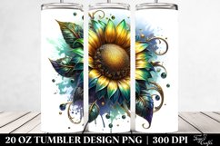 Shiny Sunflower | 20 Oz Tumbler Product Image 2