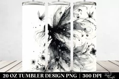 Washed Gothic Fairy, Watercolor, 20 oz Tumbler Product Image 2