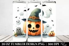 Simple Pumpkin Haloween Clipart 20 Oz Tumbler Product Image 2