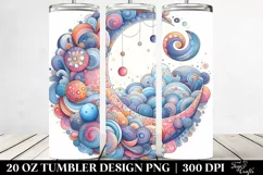 Colorful Whimsical Moon | 20 Oz Tumbler Product Image 2