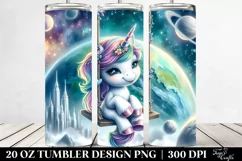 Mystical Unicorn Swing | 20 Oz Tumbler Product Image 2