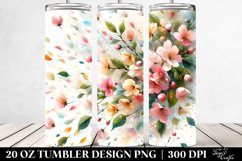 Spring Petals Fantasy Design | 20 Oz Tumbler Product Image 2