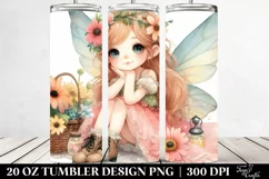 Cute Fairy Clipart 20 Oz Tumbler Product Image 2