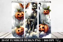 Watercolor Haloween,Zombie Cloud | 20 Oz Tumbler Product Image 2