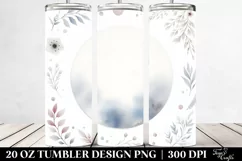 Simple White Tumbler Design | 20 oz Tumbler Product Image 2