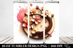 Stained Cherry Blossom | 20 Oz Tumbler Product Image 2