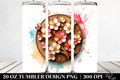 Golden Cherry Blossom | 20 Oz Tumbler Product Image 2