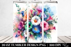 Colorful Bouquet Morning Glory 20 oz Tumbler Product Image 2