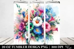 Colorful Bouquet Morning Glory 20 oz Tumbler Product Image 2