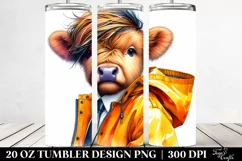 Proud Posing Highlandcow 20 Oz Tumbler Product Image 2