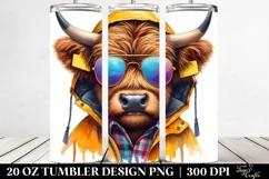 Proud Posing Highlandcow 20 Oz Tumbler Product Image 2