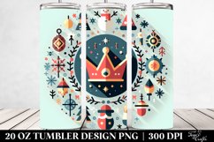 Colorful Winter Crown Clipart Product Image 2