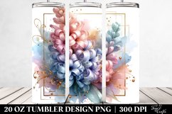 Shiny Hyacinth Splash 20 Oz Tumbler Product Image 2