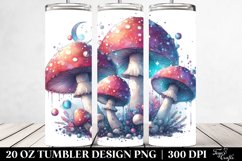 detailed Pastel Shiny Mushroom | 20 oz Tumbler Product Image 2