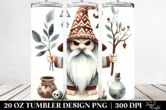 Boho Evil Gnome Tumbler | 20 oz Tumbler Product Image 2